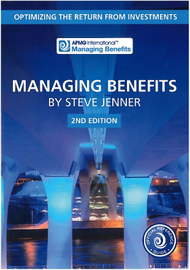 Figure 1. Managing benefits. Optimizing the return from investments by Steve Jenner. Book cover.