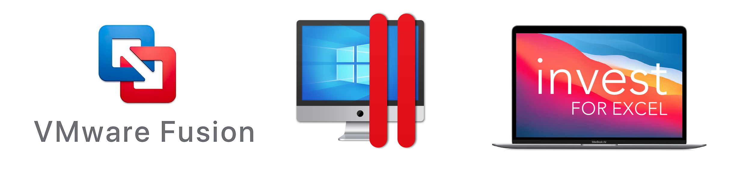 Run Invest for Excel on Mac: Mac OS, Windows 11, Parallels Desktop for Mac, VMware Fusion